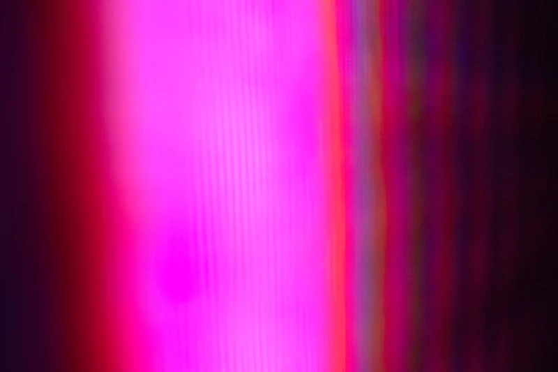 The Collapse light installation by Hrvoje Hiršl, detail of the projected light
