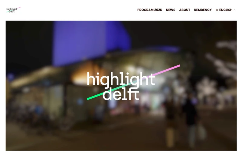 Highlight Delft international art and technology festival — current website