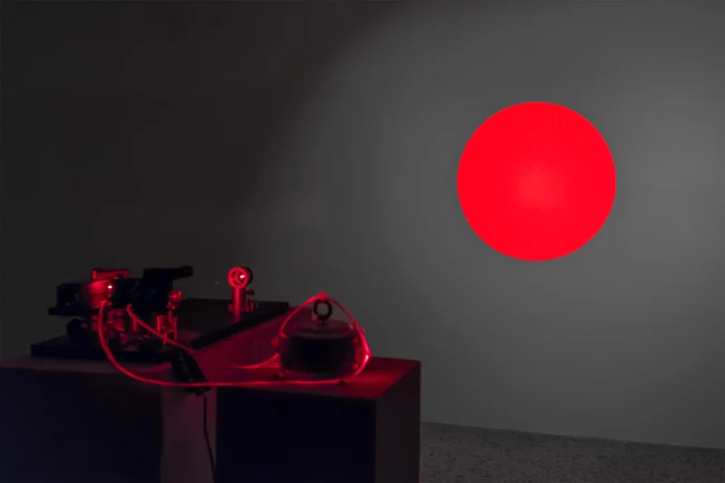 Exceptional Point light installation by Hrvoje Hiršl, installation view